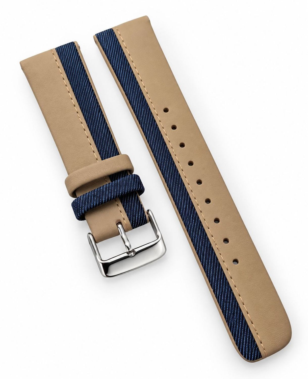 Pasek do zegarka Casio MTP-E133L-7EEF kremowy skórzany 18 mm.jpg